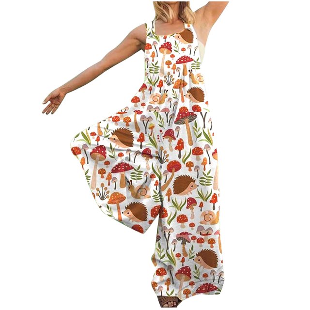 Mamelucos blancos de cintura alta de algodón con estampado sólido de verano a la moda informal para mujer Fridja alkflakhf37699