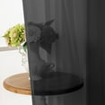 thumbnail image 6 of Taicans Sheer Window Curtains,Sheer Voile Rod Pocket Single Curtain Panel,Rod Pocket Top Solid Voile Panels Drapery for Bedroom/ Guest Room/ Patio Door/Wedding/Backdrop /Living Room,1 Panel/51x39.4in, 6 of 6