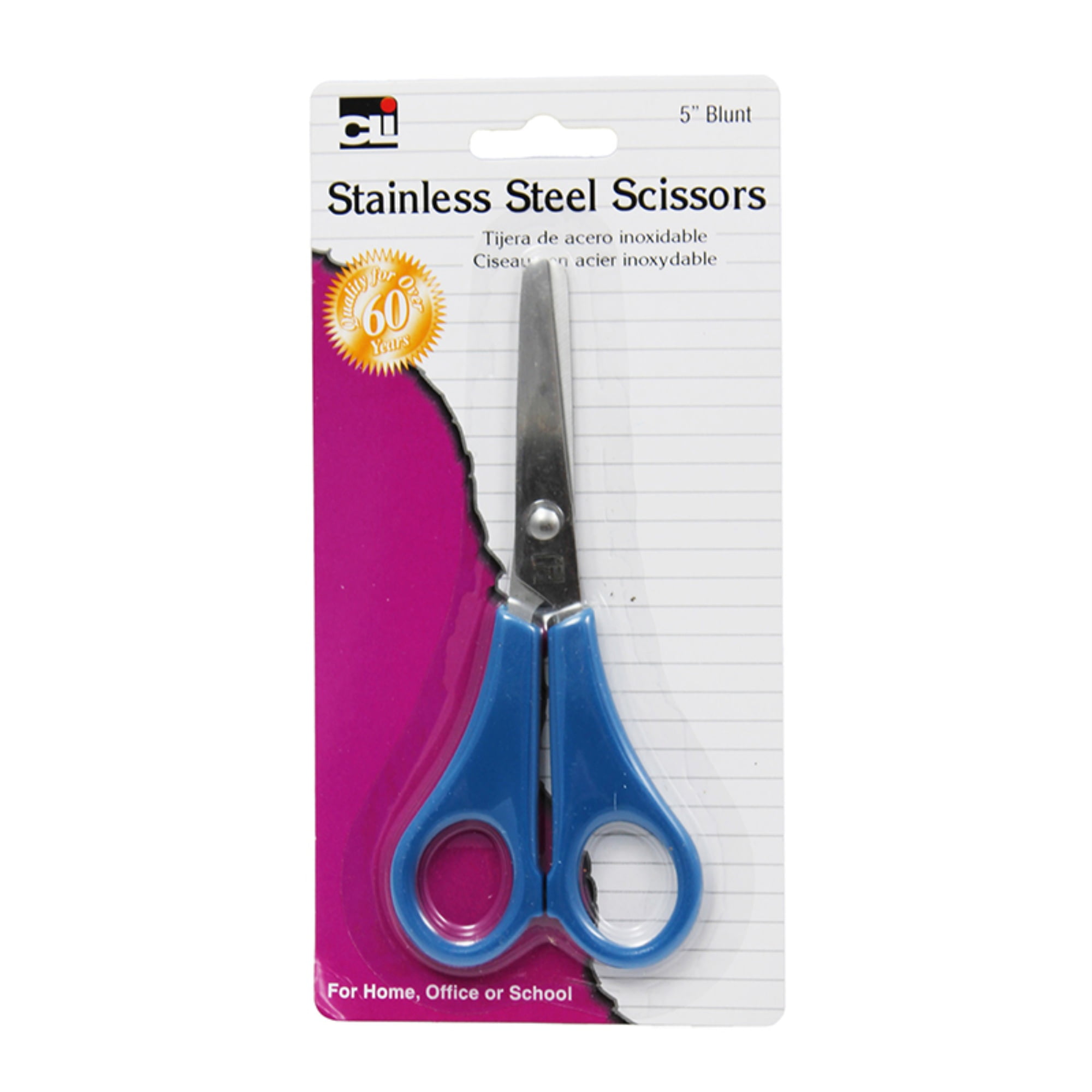 Scissors - Student 5' Blt - Asst. Colors - 1/Cd