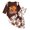 Brown, variant on Enyan Newborn Baby Girl Thanksgiving Outfit Long Sleeve Turkey Letter Romper Suspender Skirt 2Pcs Set(Size 3-6 Months)
