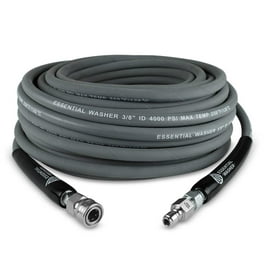 Flexzilla Pressure Washer Hose 3 8 in. x 50 ft. 4200 PSI Integrated Quick Connect Fittings ZillaGreen Walmart