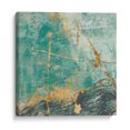 thumbnail image 1 of Cuadro decorativo - Encaje Teal Ii, Jennifer Goldberger 80x80 Canvas Lab Abstracto, 1 of 2