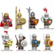 thumbnail image 1 of Juguete de Figuras de Bloques de Construcción Medievales, 8 Piezas de Caballeros con Armadura, Muñecos de Acción para Niños, Regalo de Cumpleaños, 1 of 9