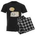 thumbnail image 6 of CafePress - Kawaii Tofu Asking People To L Men's Dark Pajamas - Men's Dark Loose Fit Cotton Pajama Set, 6 of 7