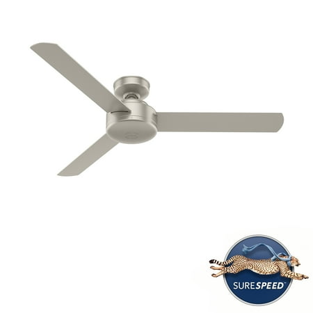 

Hunter 52 inch Presto Matte NickelModern Ceiling Fan and Wall Control