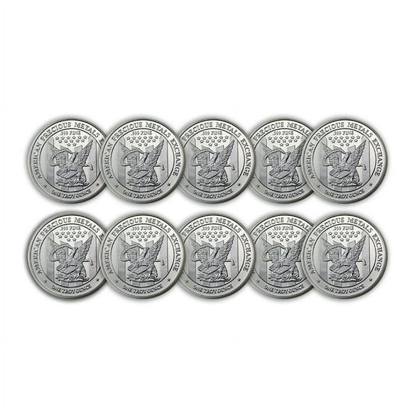 1 oz Silver Round - APMEX (Lot of 10)