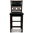 thumbnail image 4 of New Classic Furniture Gia 5-Piece Transitional Wood Dining Set in Ebony, 4 of 10