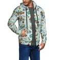 thumbnail image 3 of Zip Up Hoodies for Men - Cartoon Car Racing Long Sleeve Comfrt Men'S Fashion Hoodies & Sweatshirts, Jackets for Men Hoodies Pullover Clothing Clothes with Pouch, 3 of 5