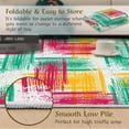 thumbnail image 5 of Abstract Colorful Rug, Green Yellow Red Area Rug, Upholstery Carpet With Non-Slip Backing, Soft Washable Rug For Living Room Kids Boys Girls Bedroom Study Room, 5 of 7