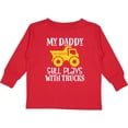 thumbnail image 3 of Inktastic Construction My Daddy Still Plays with Trucks Boys or Girls Long Sleeve Toddler T-Shirt, 3 of 5