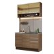 thumbnail image 1 of Mueble de Cocina Compacto 120cm Marrón Glamy Madesa 02, 1 of 5