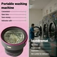 thumbnail image 6 of Mini Portable Washing Machine and Dryer, Mini Washer 13L Portable Washing Machine Fully Automatic 3 Cleaning Modes Collapsible Camping Washer for Dorm Travel, 6 of 8