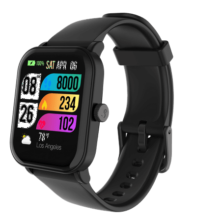 3Plus Vibe Plus 2 Smart Watch Black-Unisex