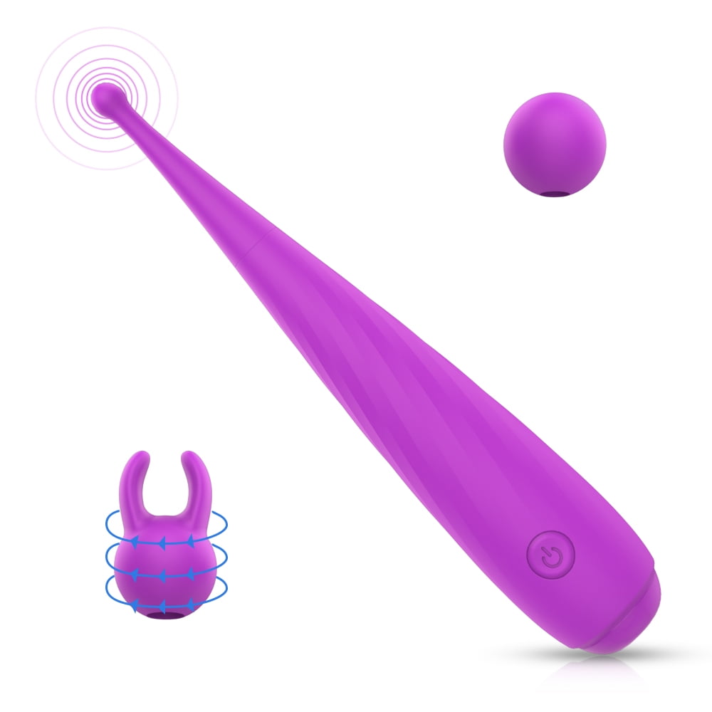 Hingming High-Frequency G-spot Clitoris Vibrator - Powerful Clitoral Vaginal Nipple Stimulator for Quick Orgasm, Waterproof Rechargeable Silicone Massager for Women Masturbation Adult Sex Toys,Purple