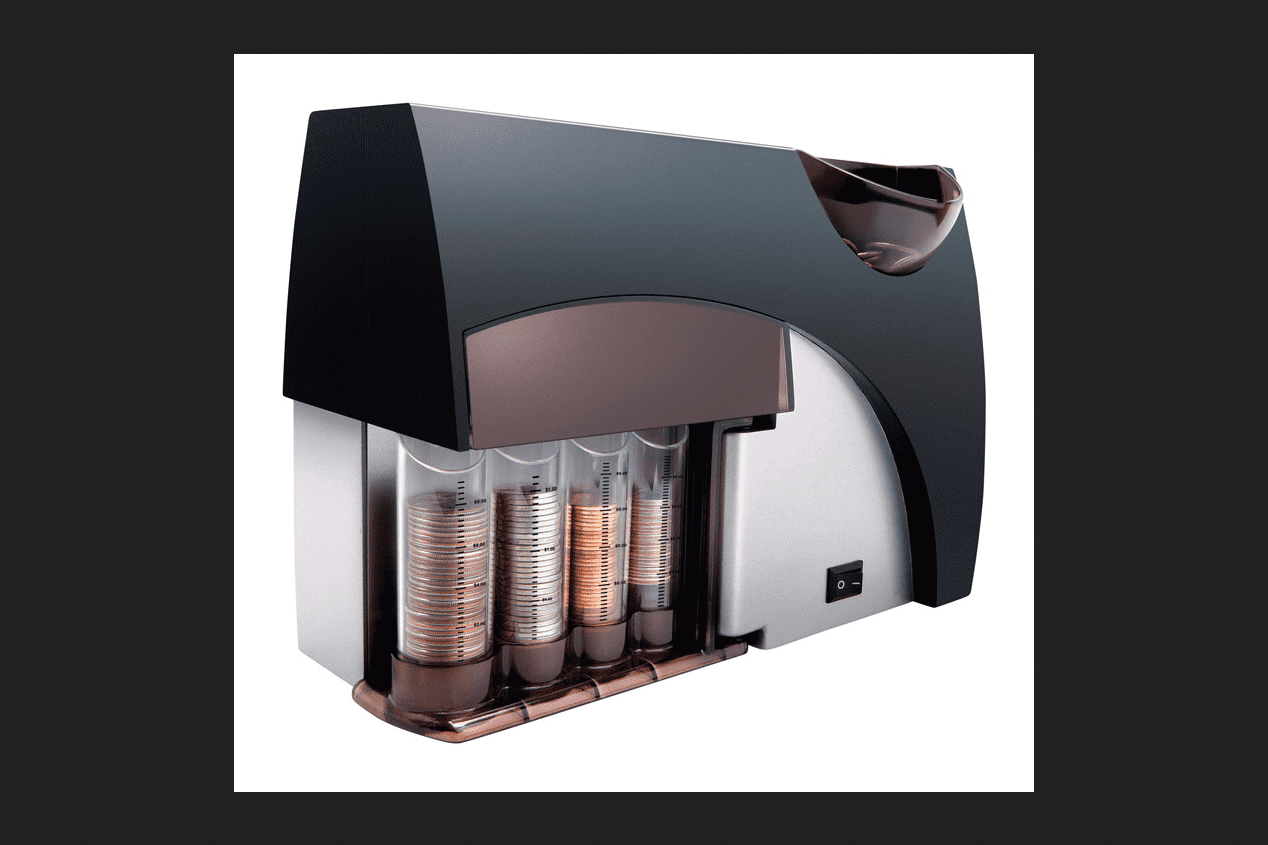 Sharper Image Coin Bank Plastic