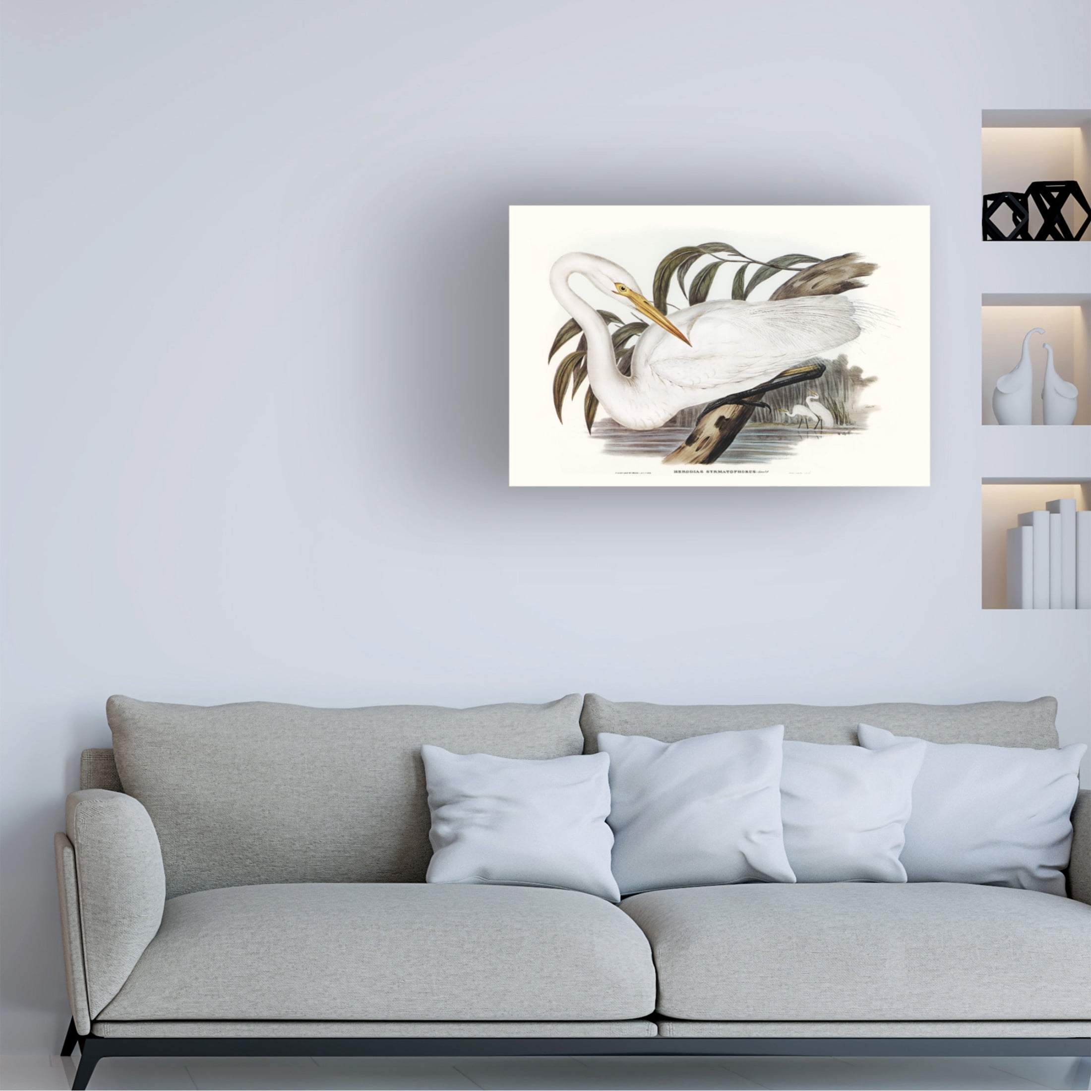 Trademark Fine Art Elizabeth Gould  Majestic Waterbird I Canvas Wall Art