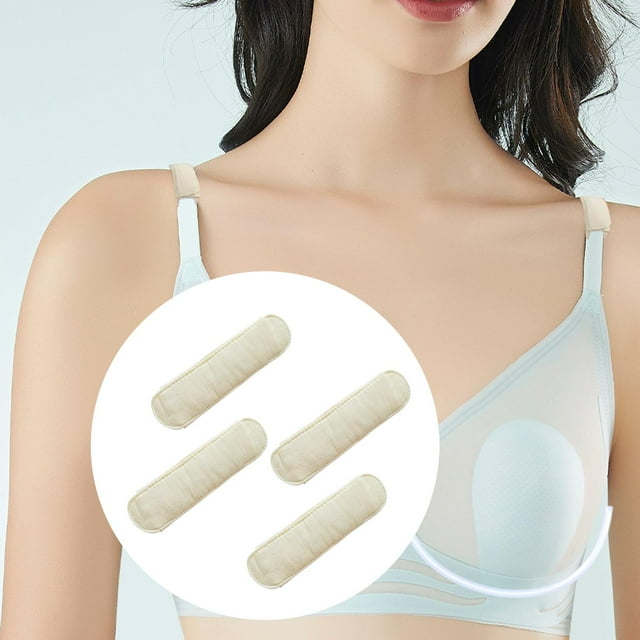 4 almohadillas para tirantes de , portátiles, prácticas y cómodas, para sujetar los tirantes del y los hombros.