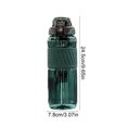 thumbnail image 3 of Large Capacity 900ml Sports Water Bottle with Straw & Lid, BPA-Free Plastic, Leak-Proof, Portable for Hiking Gym Camping, One-Click Open, Hot & Cold Drinks, Durable Outdoor Hydration Bottle, 3 of 5