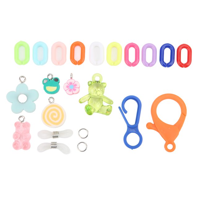 Cordón para mascarillas para niños BuyWeek Kit de fabricación de joyas con Cadena de colores