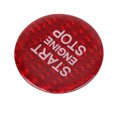 thumbnail image 2 of Ignition Button Sticker Red Carbon Fiber Ignition Start Button Cover Trim Fit For A3 A4 A5 A6 C5 C6 Q5 Q7 S6 S7, 2 of 8