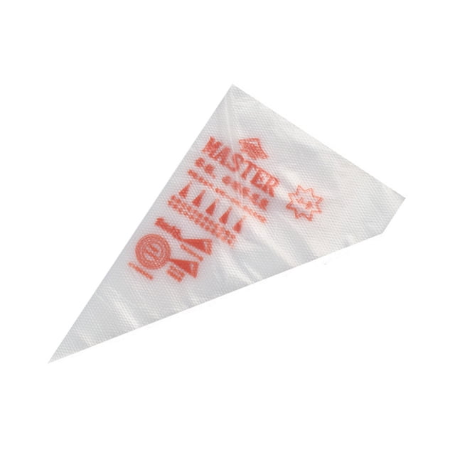 Bewildely 100 Uds. Bolsas desechables para decoración de pasteles, glaseado, PE, crema antiadherente, fondant, bolsas para manga pastelera de Herramientas y accesorios para hornear