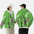 thumbnail image 4 of Gaeub CROCODILE HEAD Men's and Women's UPF 50+ Long-Sleeved Sun Protection Clothing, Fishing Shirt Long Sleeve Zip-Large, 4 of 7