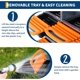 thumbnail image 5 of 8 - hole metal chicken nesting boxes para egg - laying chickens, 2 mounting options, roll - away egg feature, grande ventilation holes y easy to clean, 5 of 5