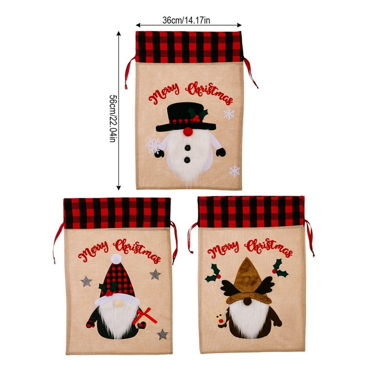 Oversized Christmas Gift Sack Bags 100% Polyester Canvas Blank Sublimation  Bulk Santa Sack With Red Drawstring For Gift First Month Free Storage From  Homelife999, $2.73