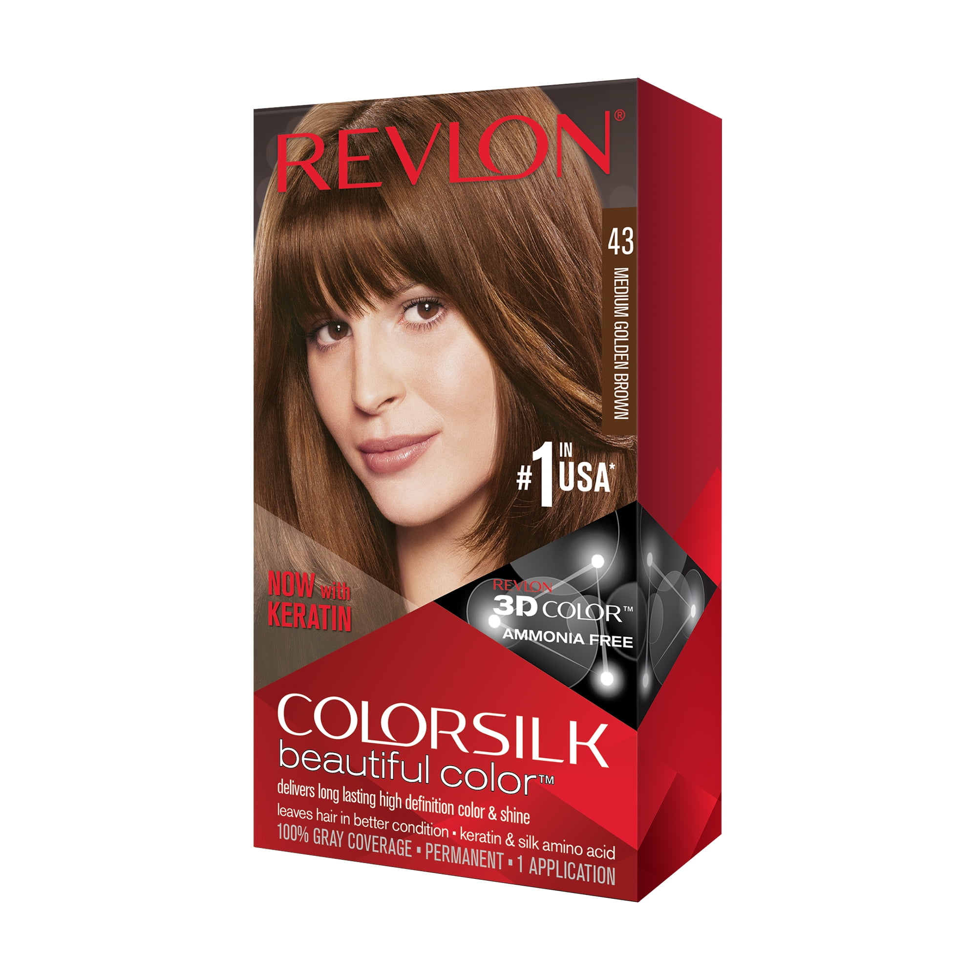 Revlon Colorsilk Beautiful Color Hair Color Medium Golden Brown