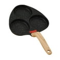 thumbnail image 4 of Sartén antiadherente, sartén para huevos, olla para carne, freidora de aceite, olla para cocinar patatas fritas, cocina multiusos práctica, sartén par 3 agujeros, 4 of 8