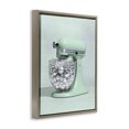 thumbnail image 2 of Stupell Industries Contemporary Disco Kitchen Mixer over Green Brown Floating Frame Canvas Art, 25 x 31, by LISH Creative, 2 of 8