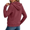 thumbnail image 6 of Tqcoqu Womens Zip Up Hoodies Long Sleeve Y2K Hooded Sweatshirt Women Fashion Zipper Fall Light Jackets with Pocket, 6 of 8