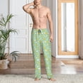 thumbnail image 2 of Cauagu Easter with eggs and flowers Mens Pajama Pants Sleep & Lounge Pants,PJ Bottoms with Pockets-X-Large, 2 of 6