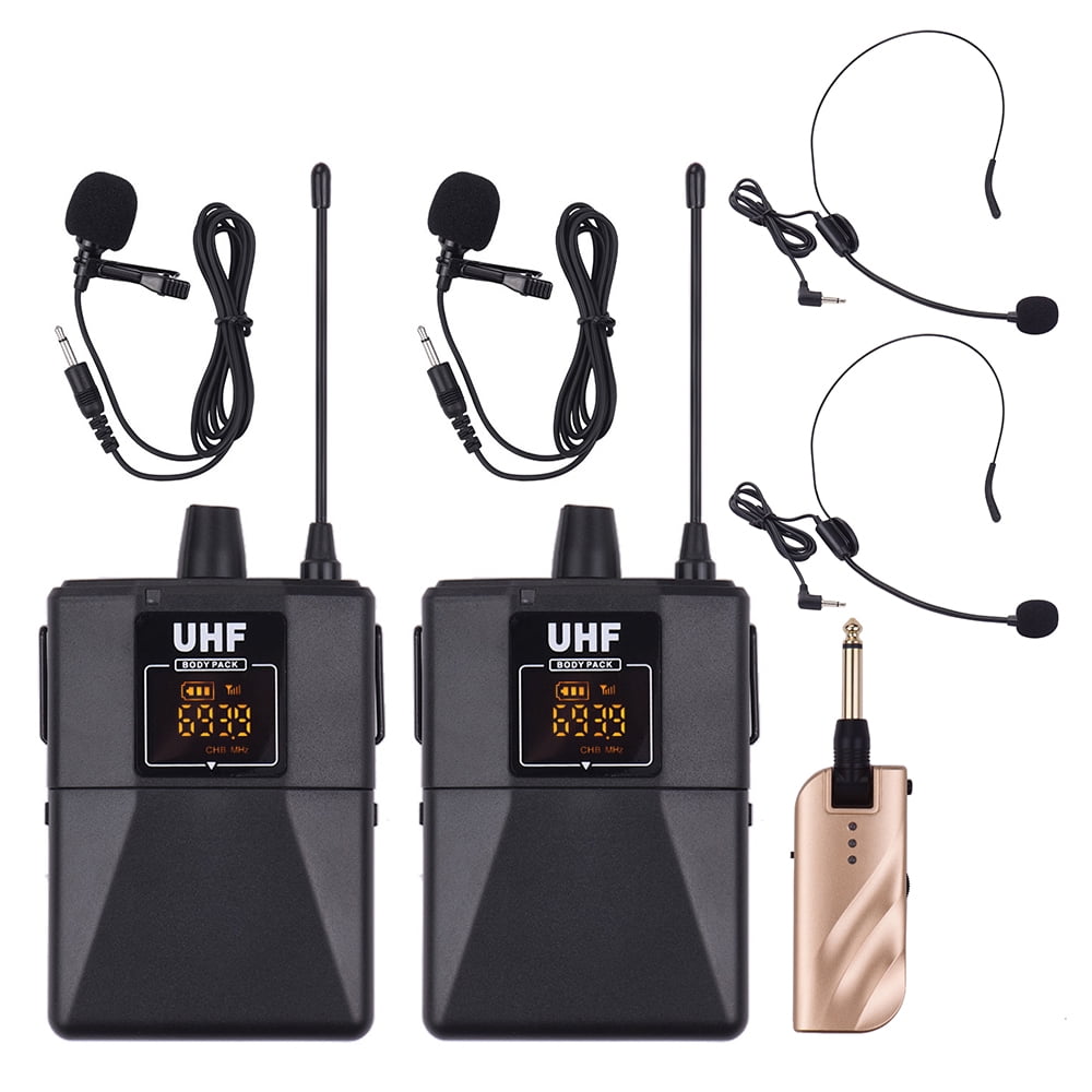 UHF Dual-Frequency Wireless Microphones 