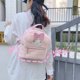 thumbnail image 3 of Mochila de peluche con forma de corazón para niña, con orejas grandes y pelo de perro, 3 of 6