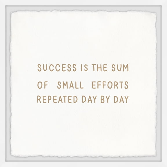 Marmont Hill Small Efforts Framed Painting Print