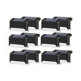 thumbnail image 1 of Luz Solar para escaleras al aire libre WEIHJMXG 12 piezas Lámpara de paso jardín impermeable color negro, 1 of 5