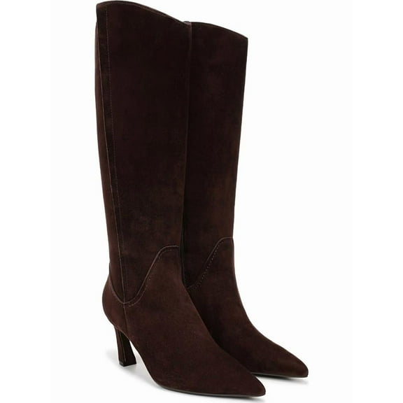 Naturalizer Women's Emily Knee High Boot Chocolate Bar Brown Extra Wide Calf 9XW