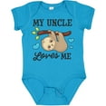 thumbnail image 3 of Inktastic My Uncle Loves Me with Sloth and Hearts Boys or Girls Baby Bodysuit, 3 of 5