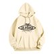 thumbnail image 1 of Gibobby Sudadera ligera hombre Sudaderas unisex con capucha Real Hasta la Muerte para hombre y mujer(Beige,G), 1 of 3