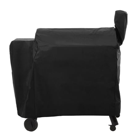 Unicook Pellet Grill Cover for Traeger 34/780 Series  Z Grill  Yoder  PitBoss Grills and more  Heavy Duty Waterproof Wood Pellet Smoker Cover  Black