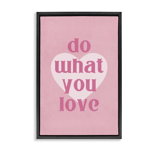 Stupell Industries Eclectic Black Floating Frame Canvas Art, 17 x 25, by Nataly White