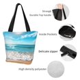 thumbnail image 6 of Fotbe Sunny Ocean Waves Pattern Beach Tote,Shoulder Handbag,Spacious Tote Bag,Lightweight Travel Bag,Versatile Shopping Bag, 6 of 9