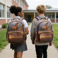 thumbnail image 4 of Tutolipy Horse Meadow Print Kids' School Backpack for Girls Boys, Large Capacity Bookbag Elementary School Middle School High School with Spacious Lightweight, 4 of 7