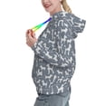 thumbnail image 2 of Lsque Poodle Dog Pattern Casual Women's Hoodie,Hooded Sweatshirt with Kangaroo Pocket,Pullover Hoodie with Eye-catching Drawstrings-Large, 2 of 7