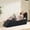 Black, variant on Yoga Chairs for Adults, Ergonomic Chaise Lounge Chair Indoor with Side Pocket, Lumbar Pillow, Ottoman, Yoga Chair Perfect for Stretching, Relaxation, Exercise, Used in Bedroom, Living Room