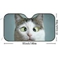 thumbnail image 3 of GZHJMY Car Windshield Sunshade Funny Cat, Foldable Car Visor Front Window Sun Shade for SUV Car 55 x 27.5 inch Keep Vehicle Cool, 3 of 6