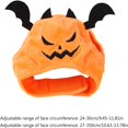 thumbnail image 4 of Halloween Pet Bat Hat Bat Costume for Cat and Dog Cool Halloween Party Accessories with Sticky Strap One Size Adjustable Pet Halloween Costumes for Cats Small Dogs Cat Bat Costume Dog Bat, 4 of 8