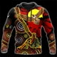 thumbnail image 3 of Sudadera con capucha con estampado 3D de lagarto, tortuga, roca y bandera aborigen, novedad en sudaderas y sudaderas para hombres y mujeres, sudadera con capucha de moda, 3 of 5