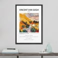 thumbnail image 2 of PixonSign Framed Canvas Print Wall Art Vincent Van Gogh Landscape House Ploughman Classic Vintage Illustrations Fine Art Decorative Multicolor for Living Room, Bedroom, Office - 16"x24" BLACK, 2 of 5